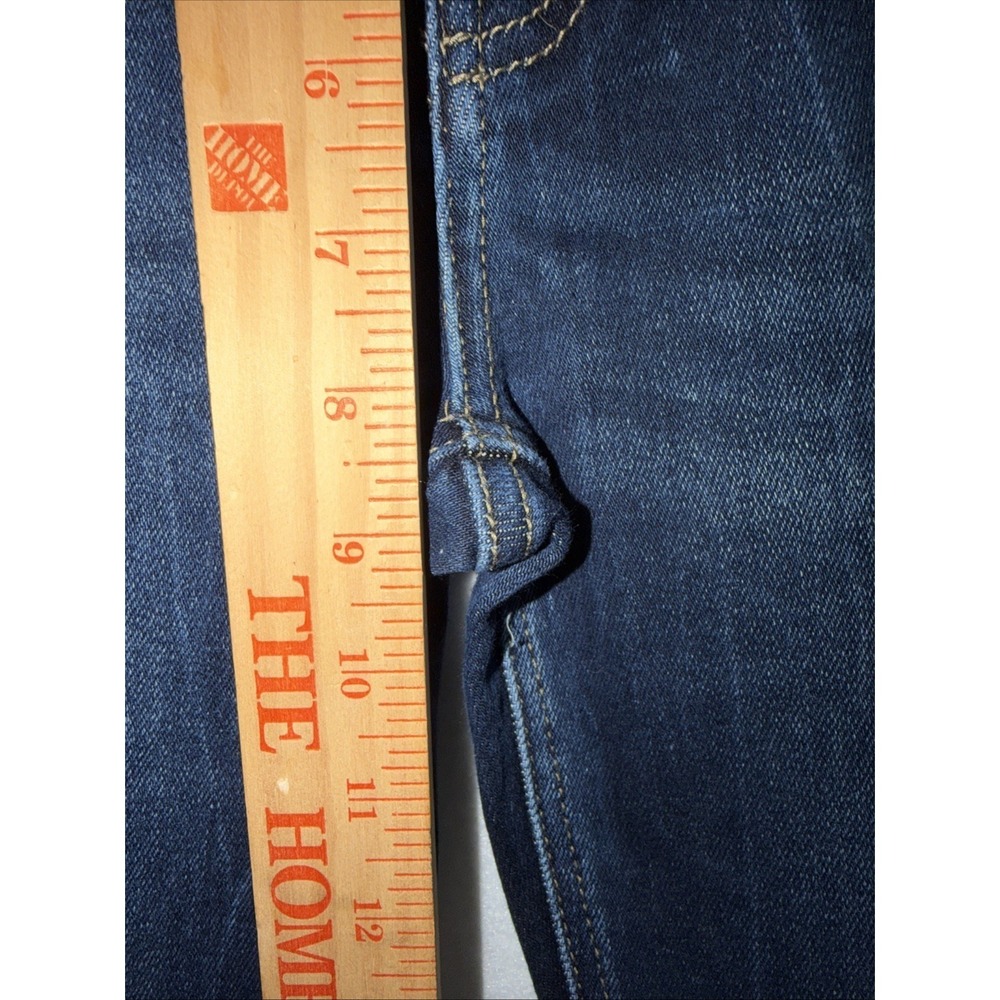 Kancan High Rise Raw Hemmed Flare Leg Distressed Denim Jeans 144635 Size 12 - Picture 9 of 12